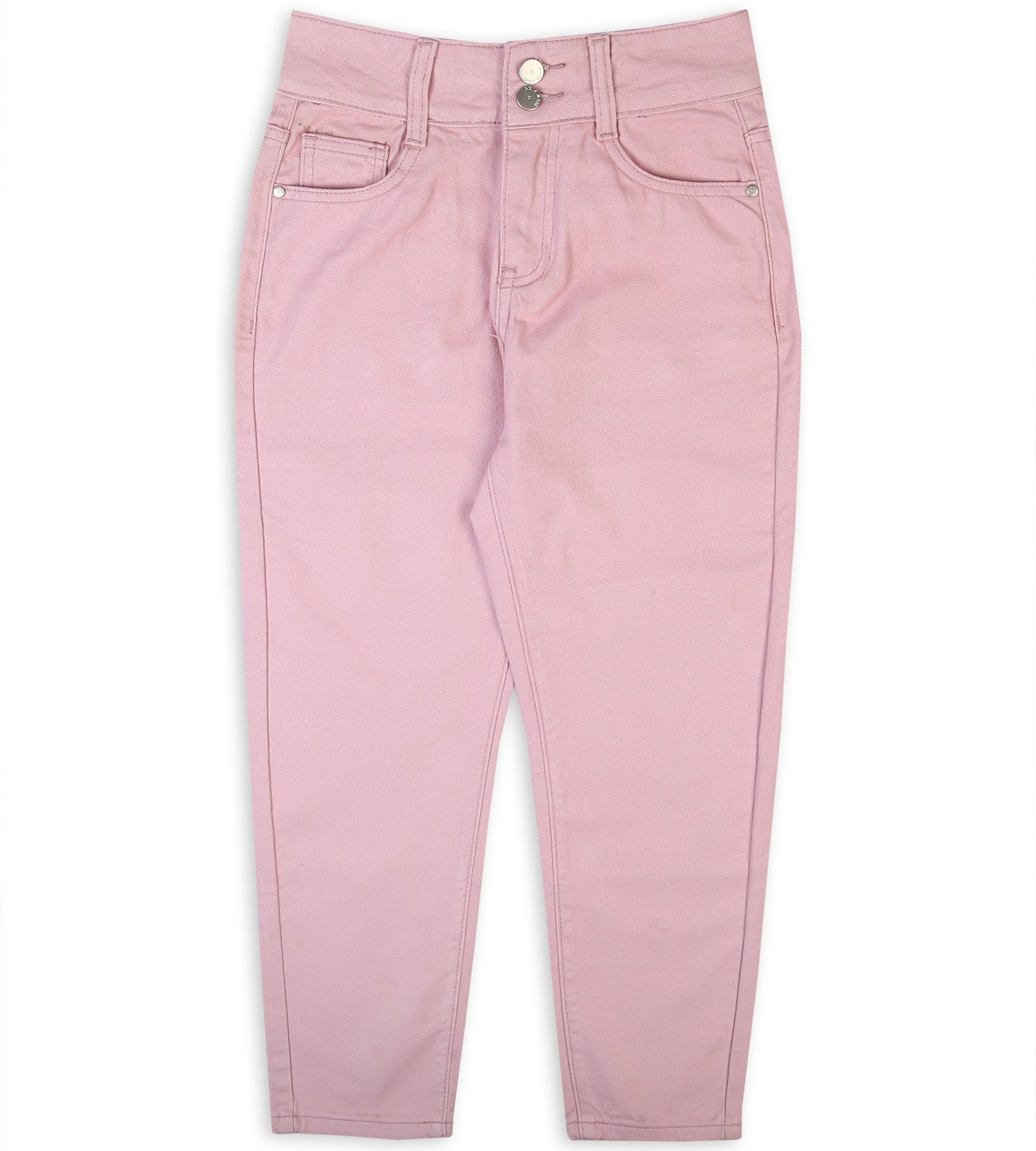 Girl's Denim Pant - Pink