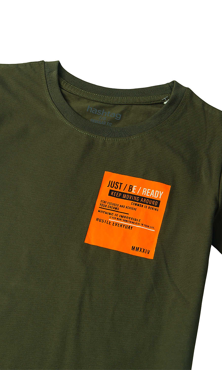 Boys Printed T-Shirt - Olive