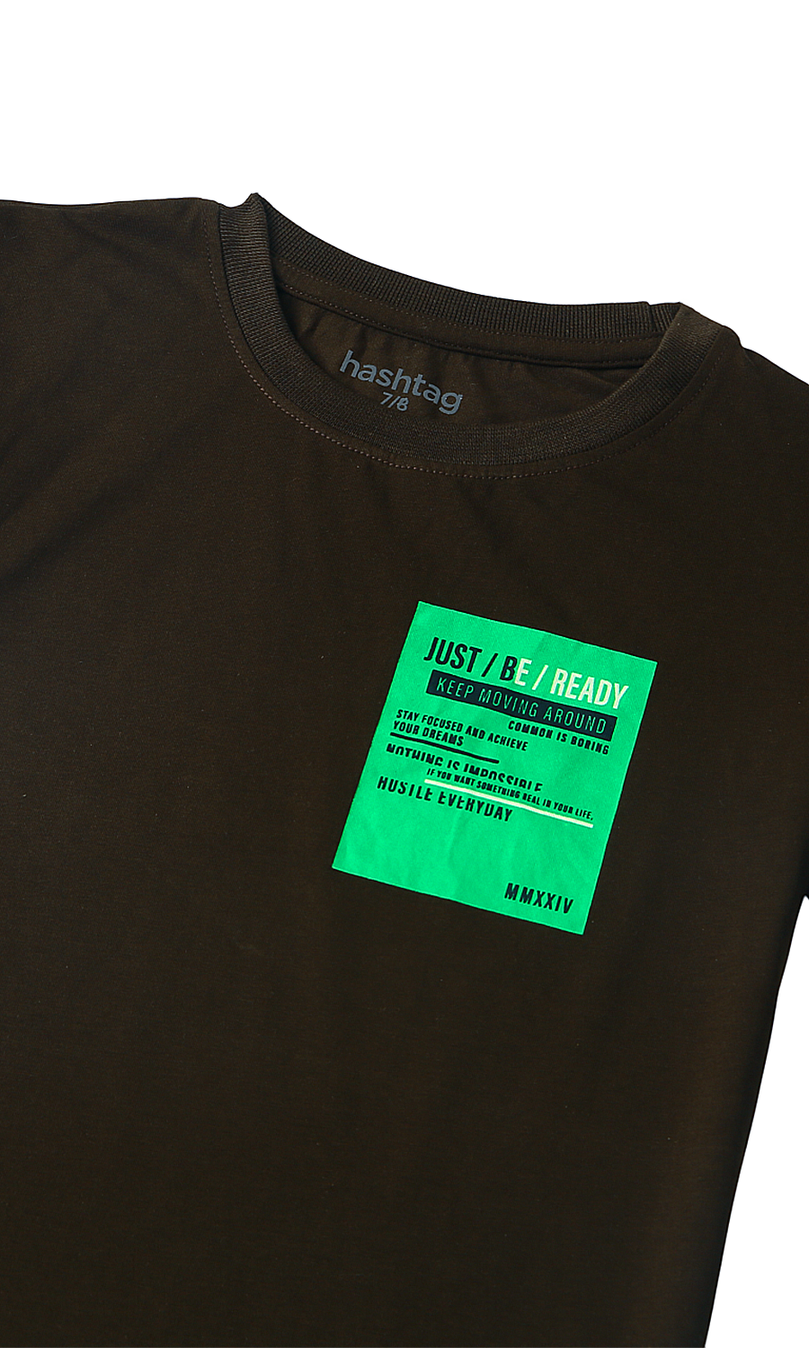 Boys Printed T-Shirt - Brown