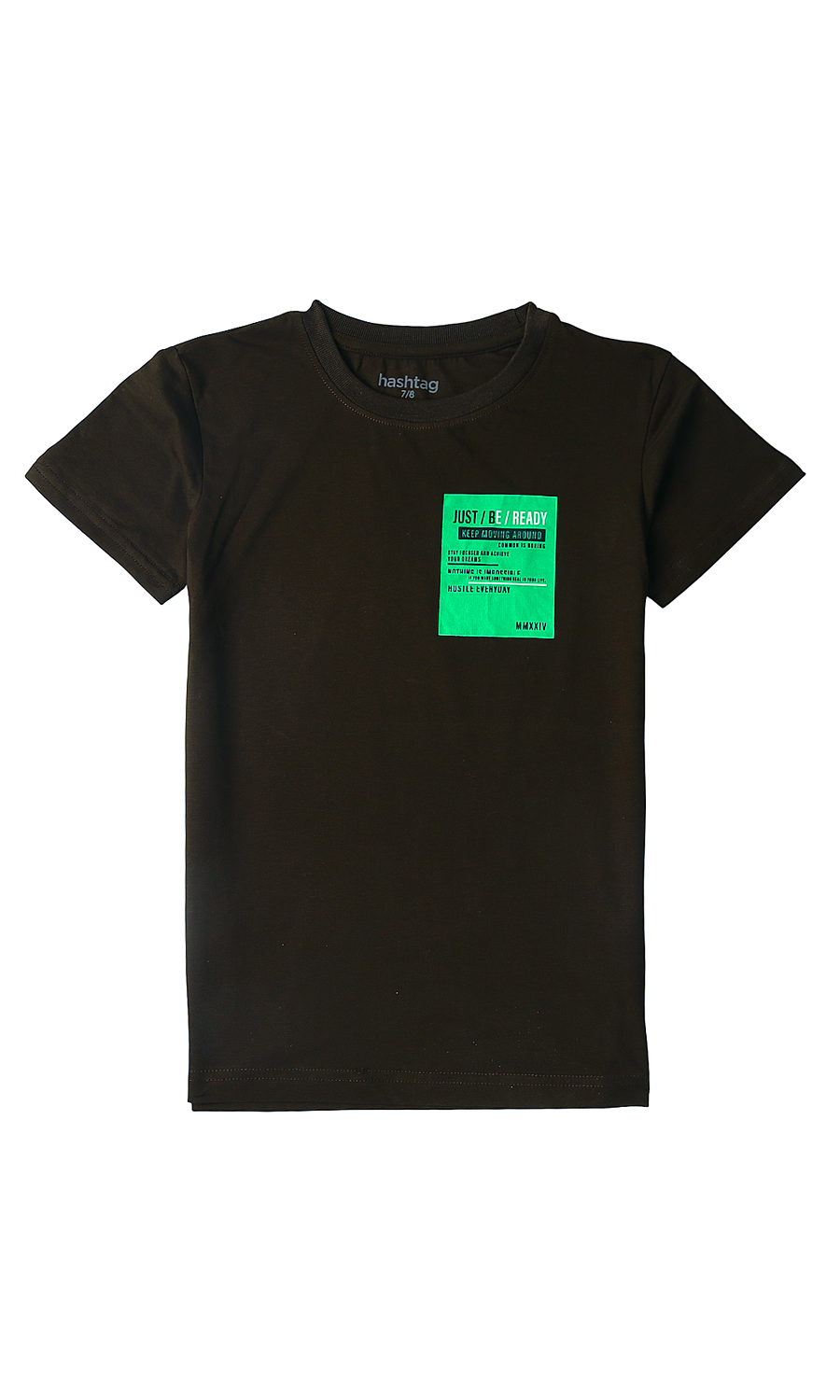 Boys Printed T-Shirt - Brown