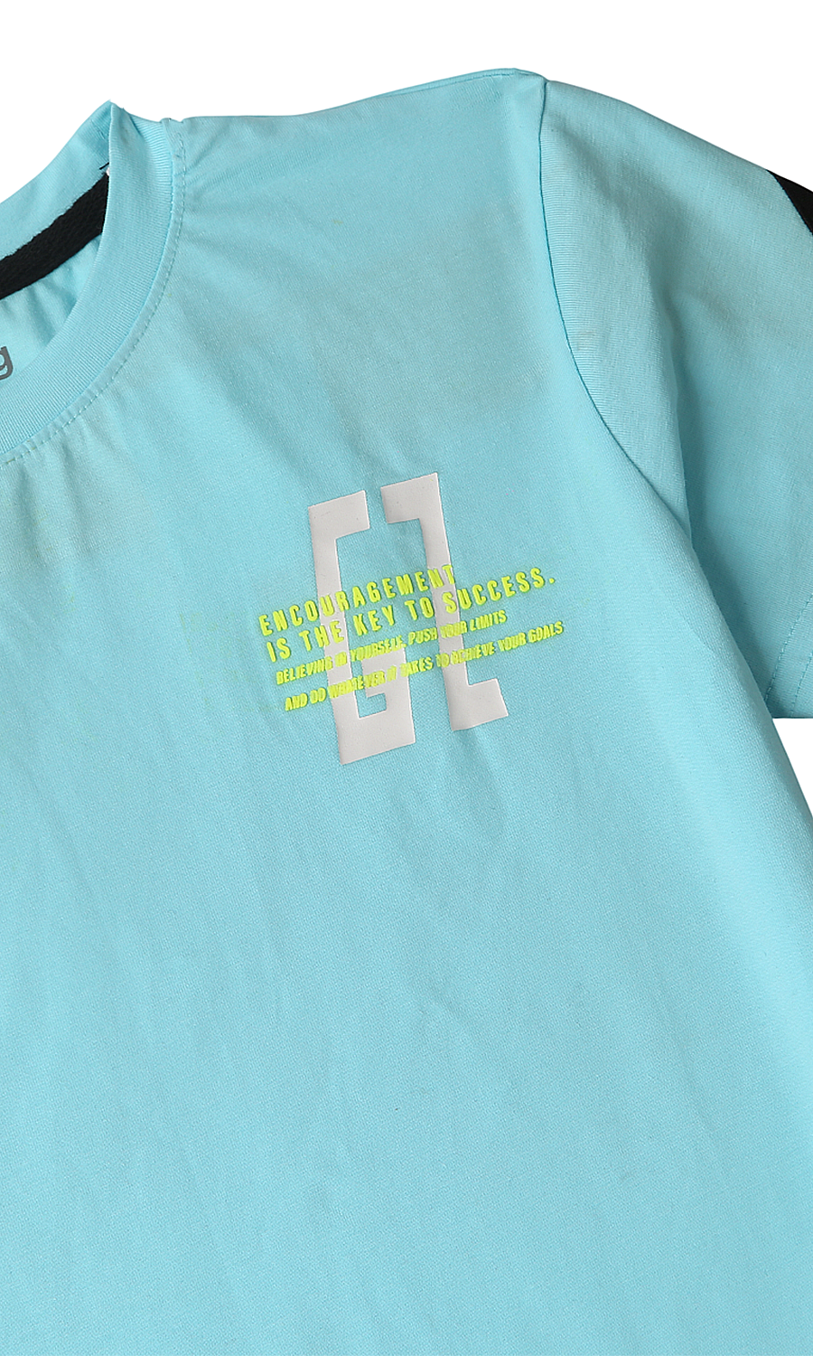 Boys Printed T-Shirt - Sky Blue