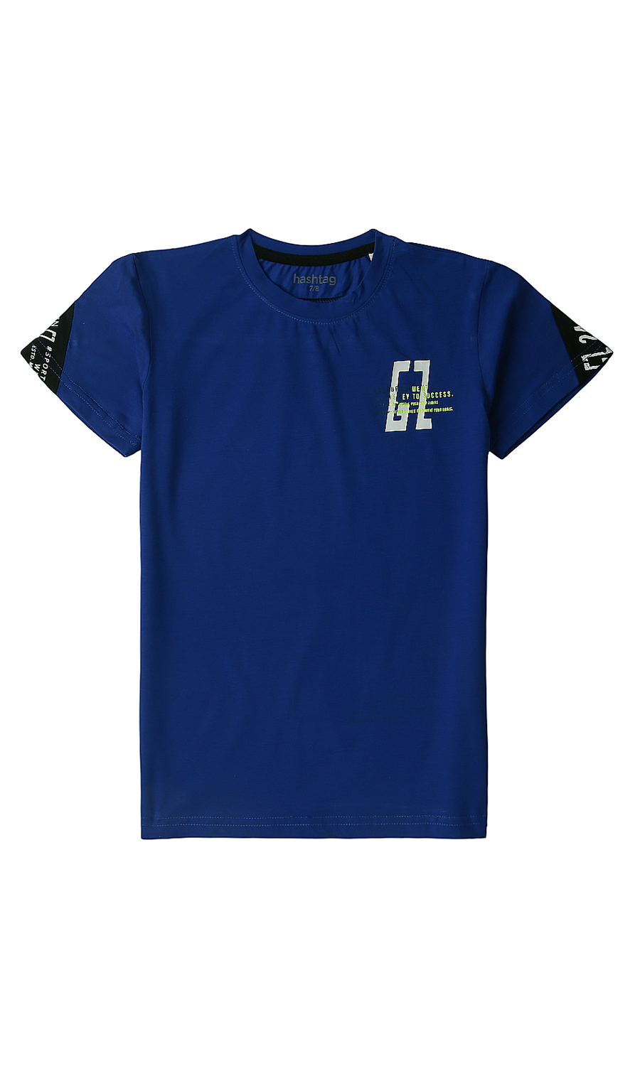 Boys Printed T-Shirt - Royal Blue