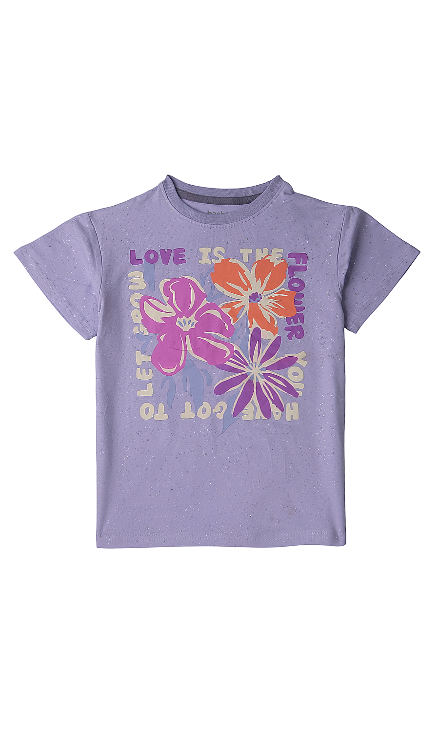 Girls Printed T-Shirt - Lilac