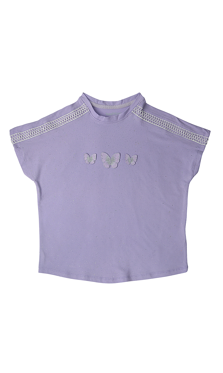 Girls Butterfly Tee - Lilac