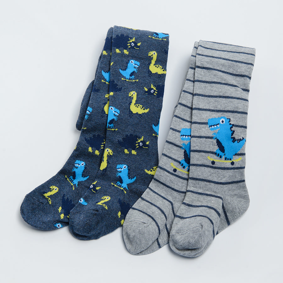 Tights Blue Gray Set of 2 CC CHB2513512 00