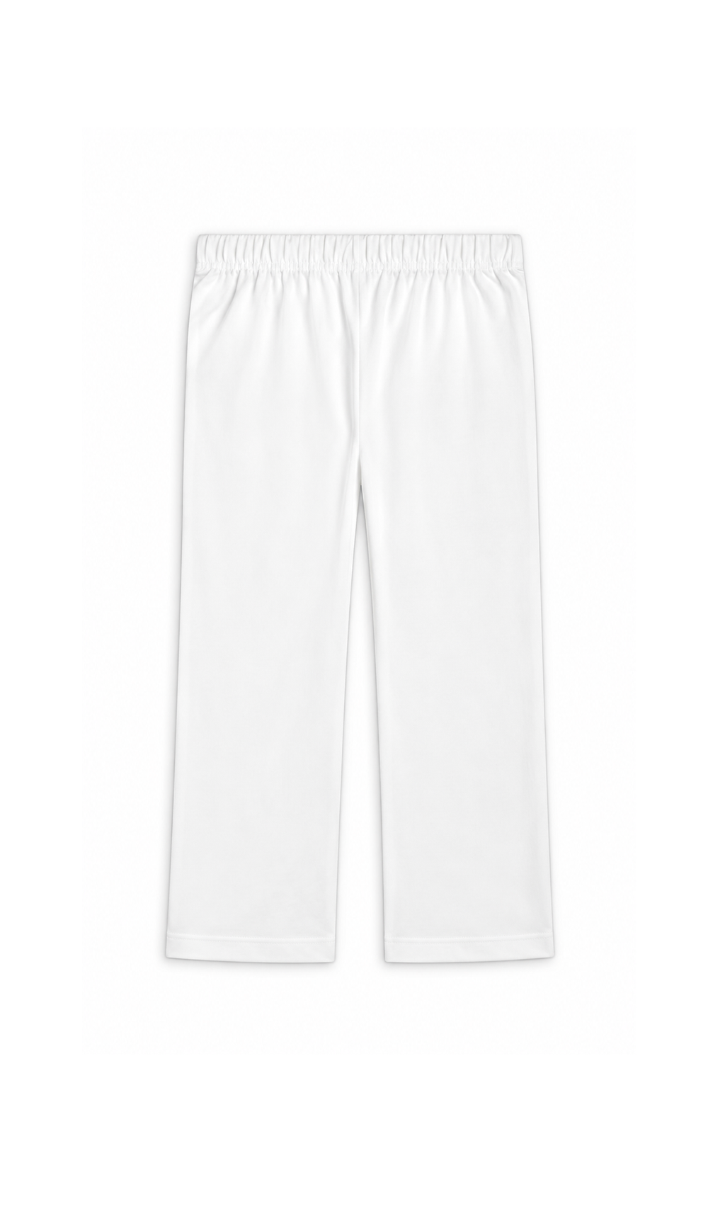 Girls Plain Trouser - White