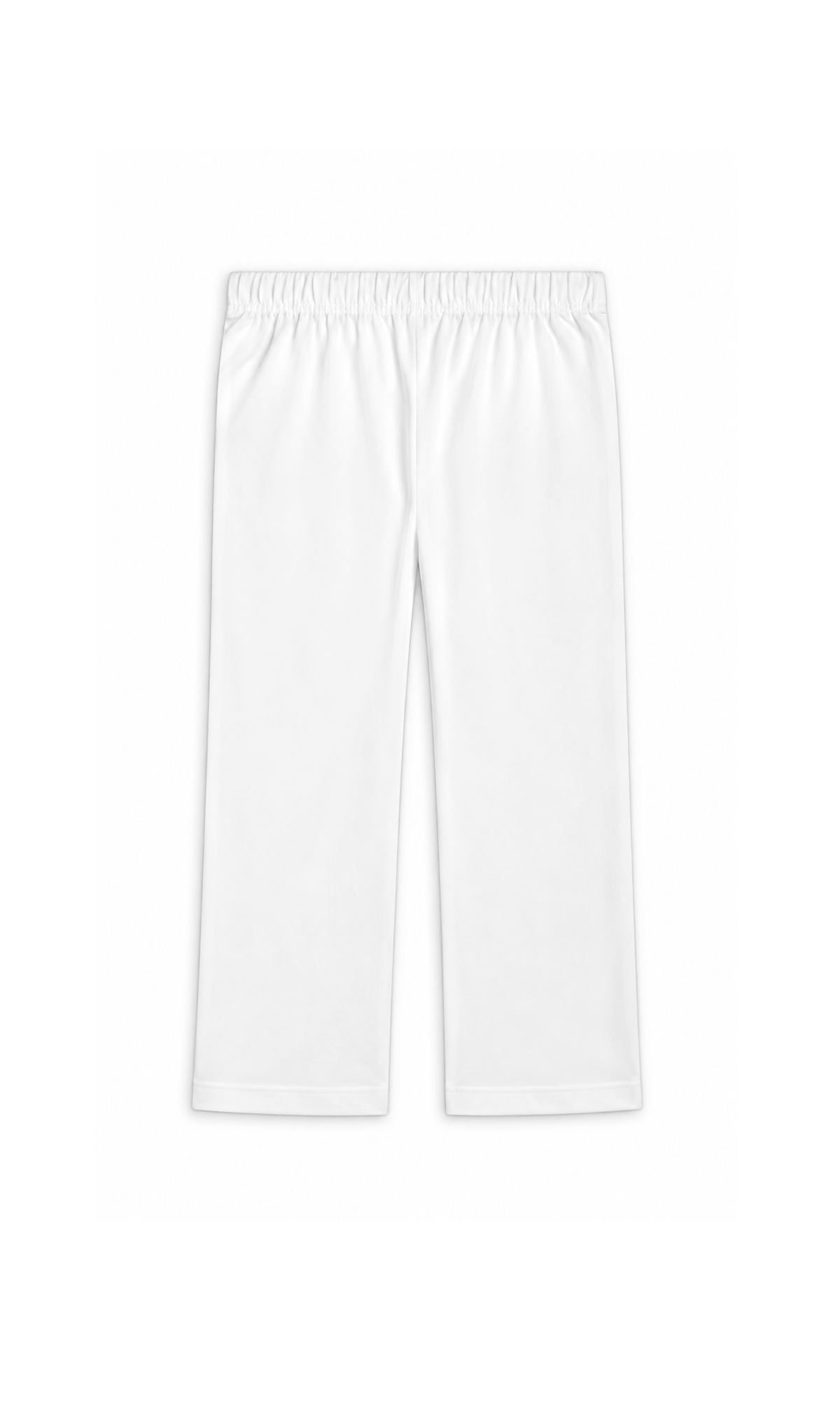 Girls Plain Trouser - White