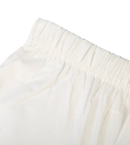 Girls Plain Trouser - White