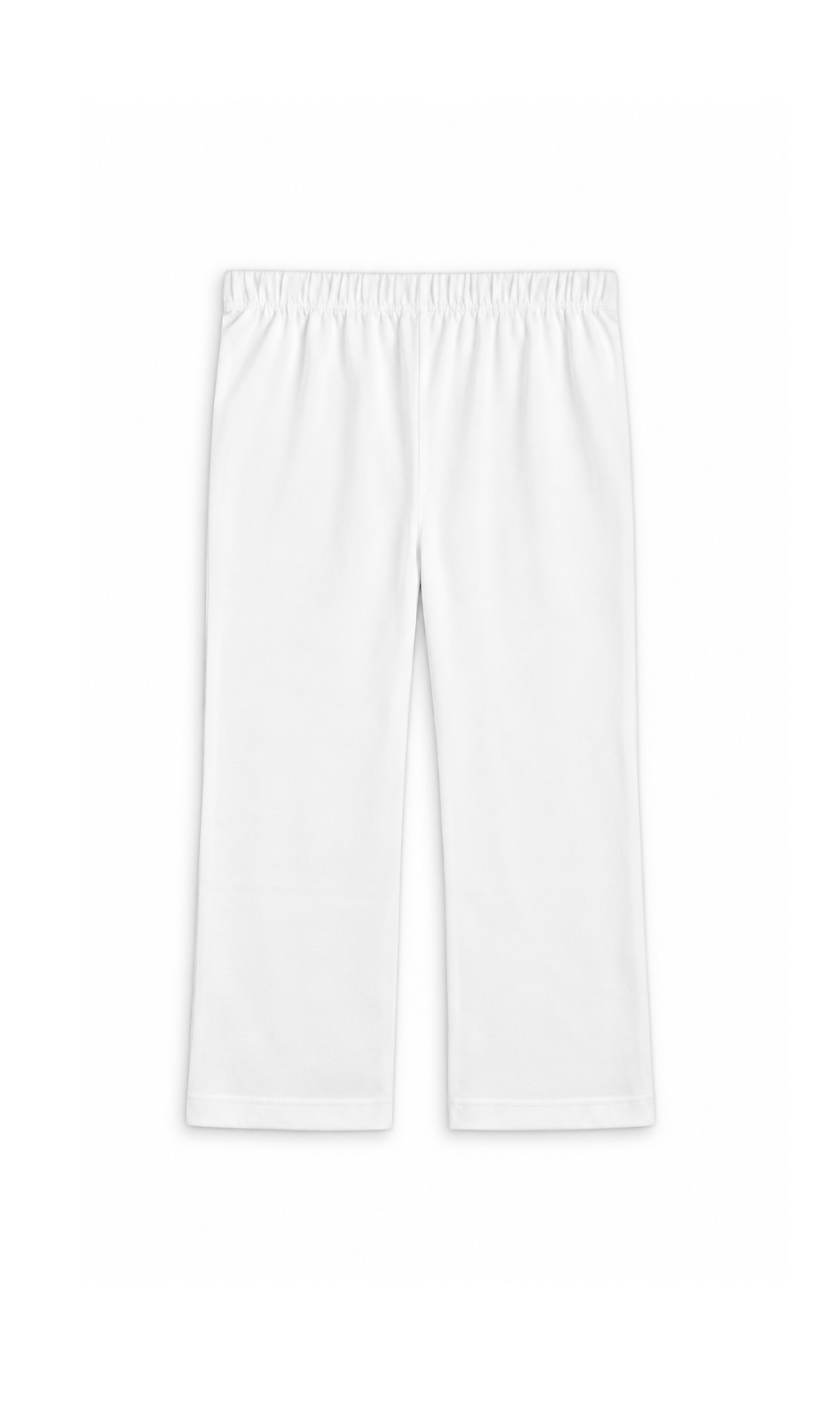 Girls Plain Trouser - White