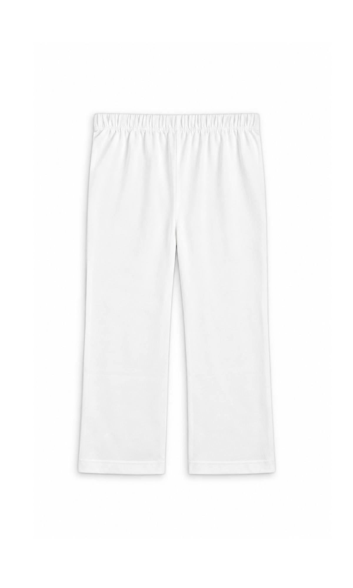 Girls Plain Trouser - White