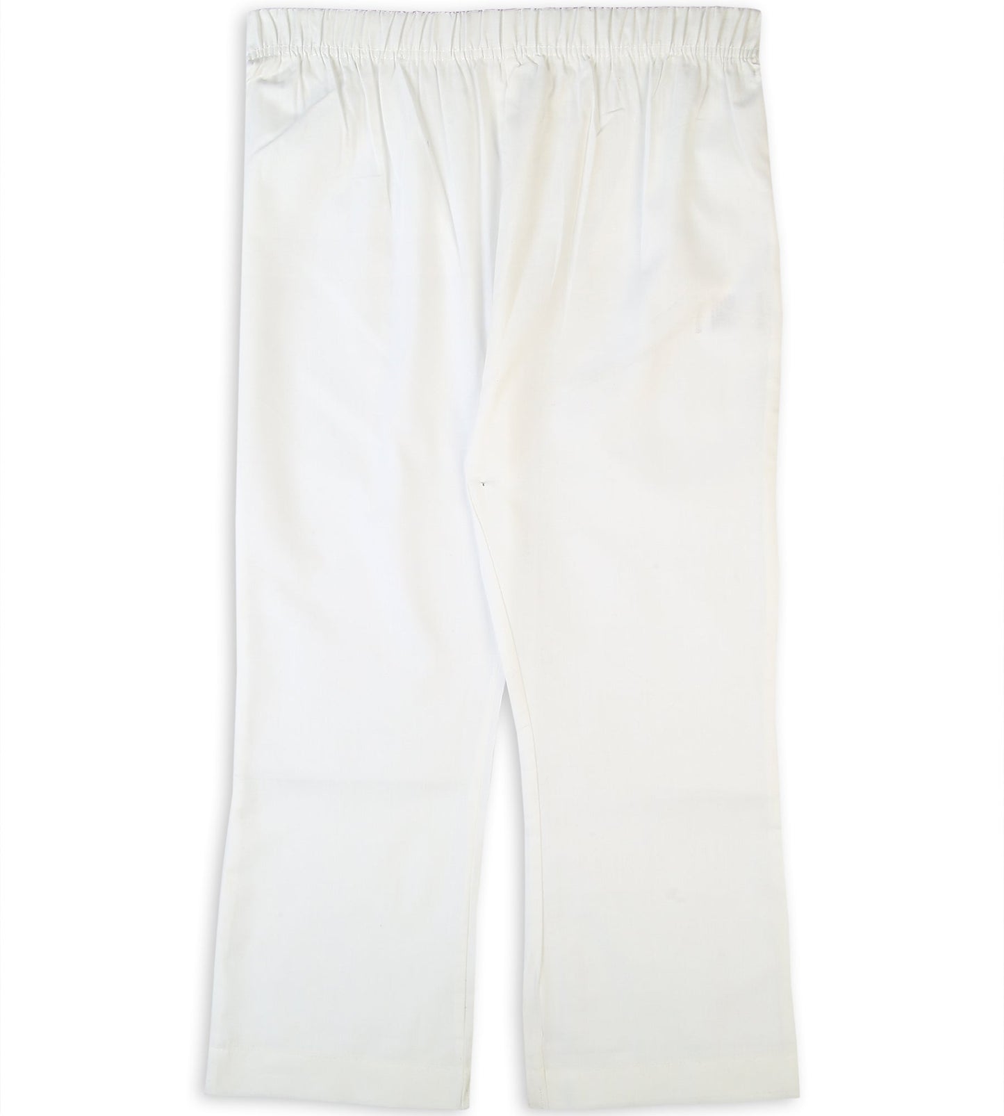 Girls Plain Trouser - White