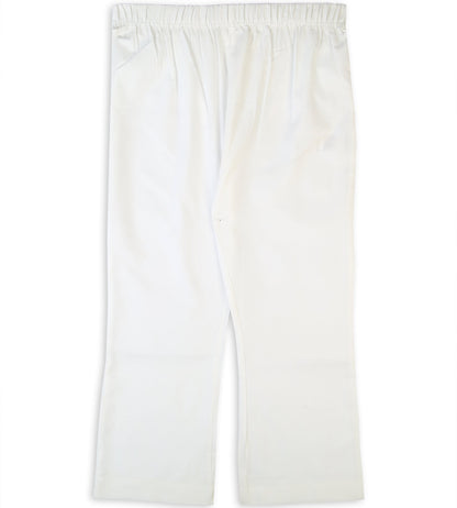 Girls Plain Trouser - White