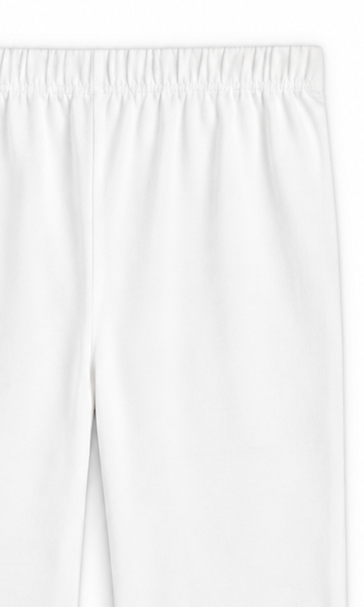 Girls Plain Trouser - White