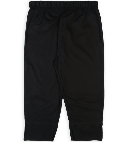 Girls Plain Trouser - Black