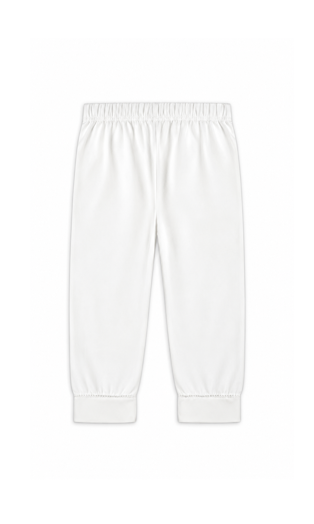 Girls Plain Trouser - White