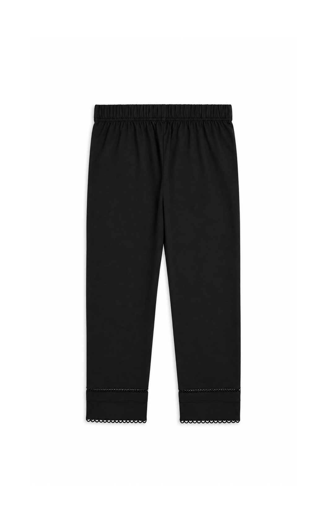 Girls Plain Trouser - Black