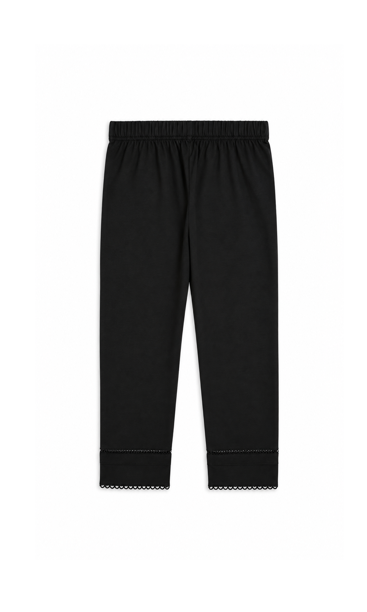 Girls Plain Trouser - Black