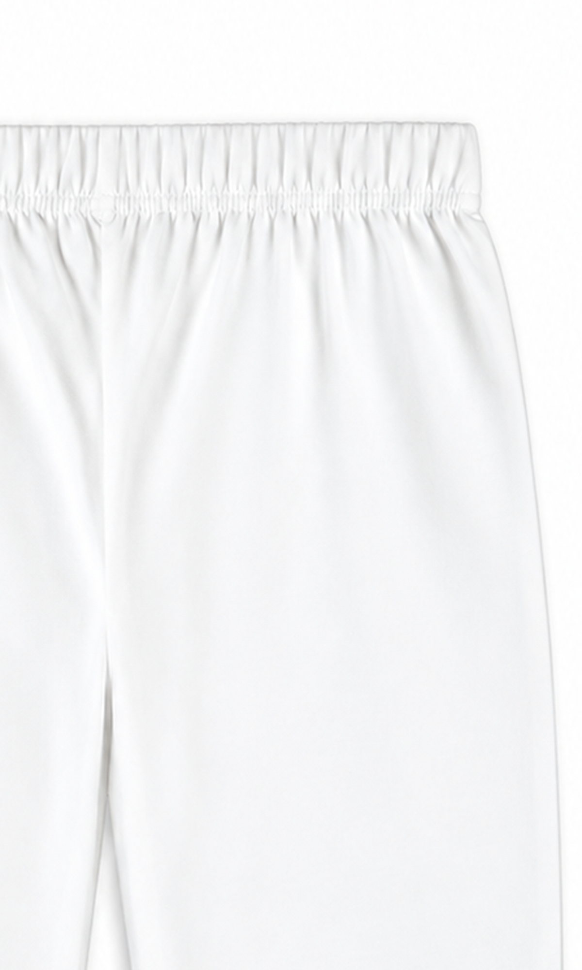 Girls Plain Trouser - White