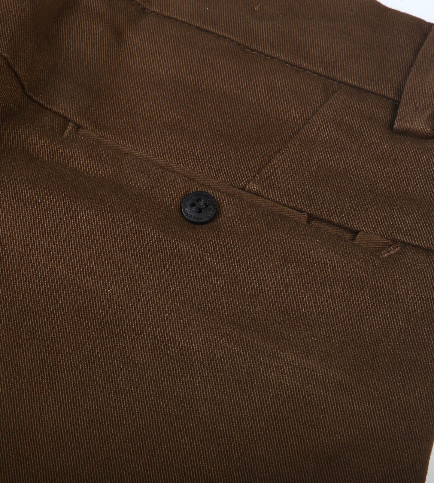 Boys Stitched Chino Pant - Coffee