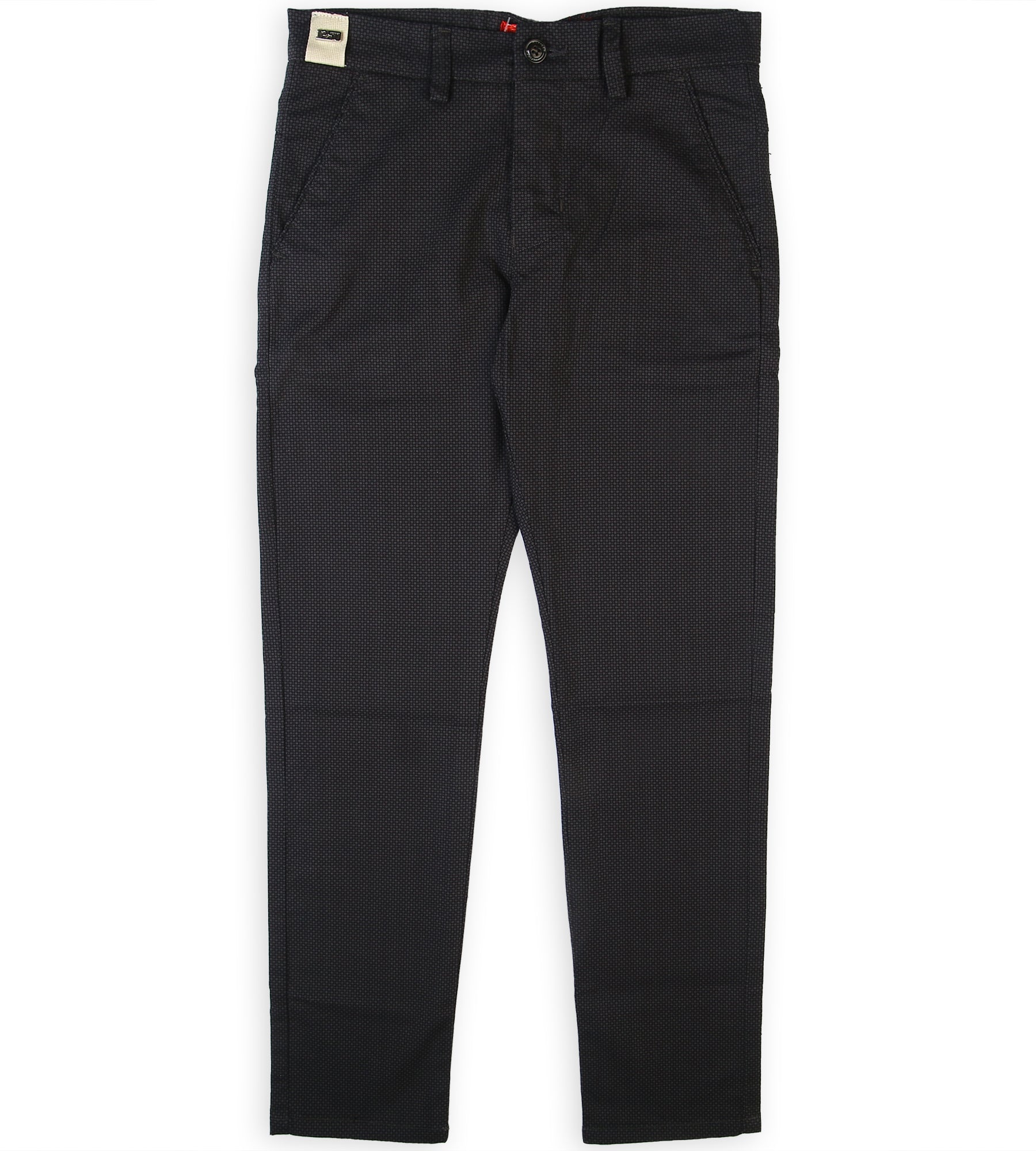 Boys Stitched Chino Pant - Charcoal