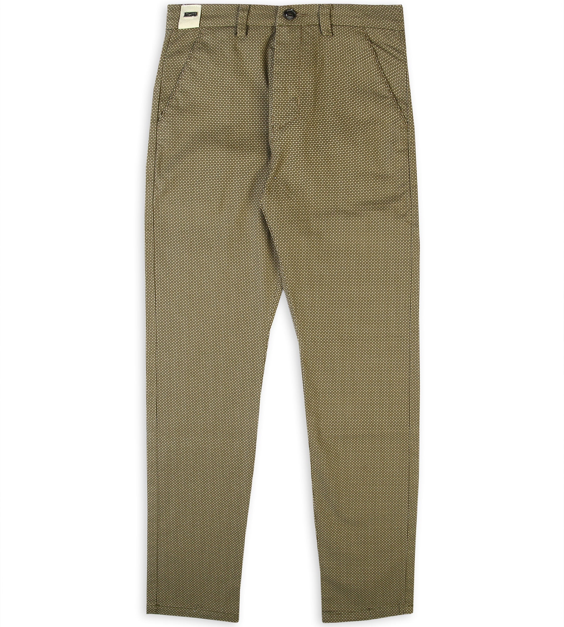 Boys Stitched Chino Pant - Khaki