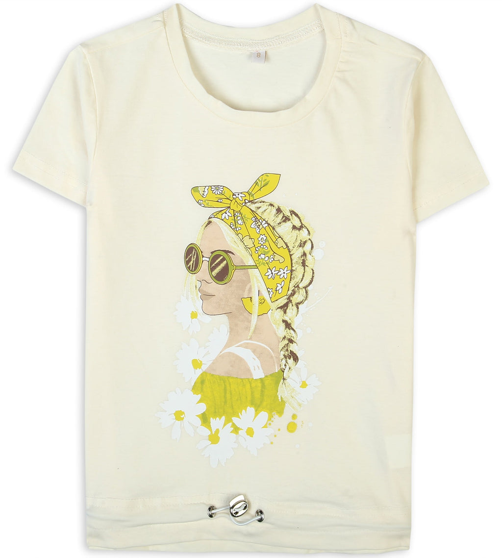 Girl's 3 PCs Suit - Yellow