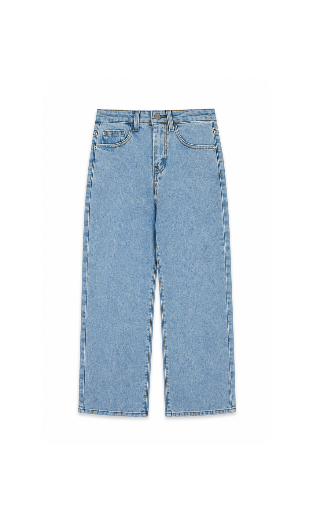 Girl's Denim Pant - Ice Blue