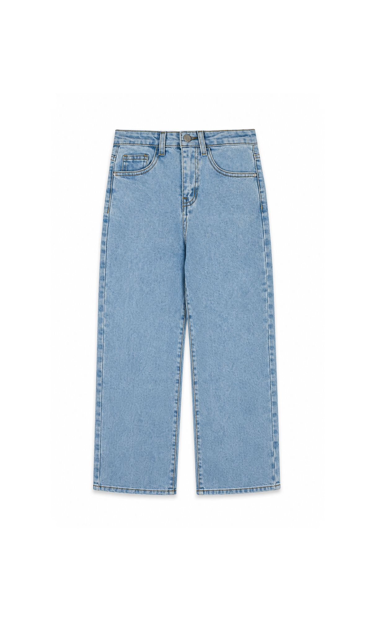 Girl's Denim Pant - Ice Blue
