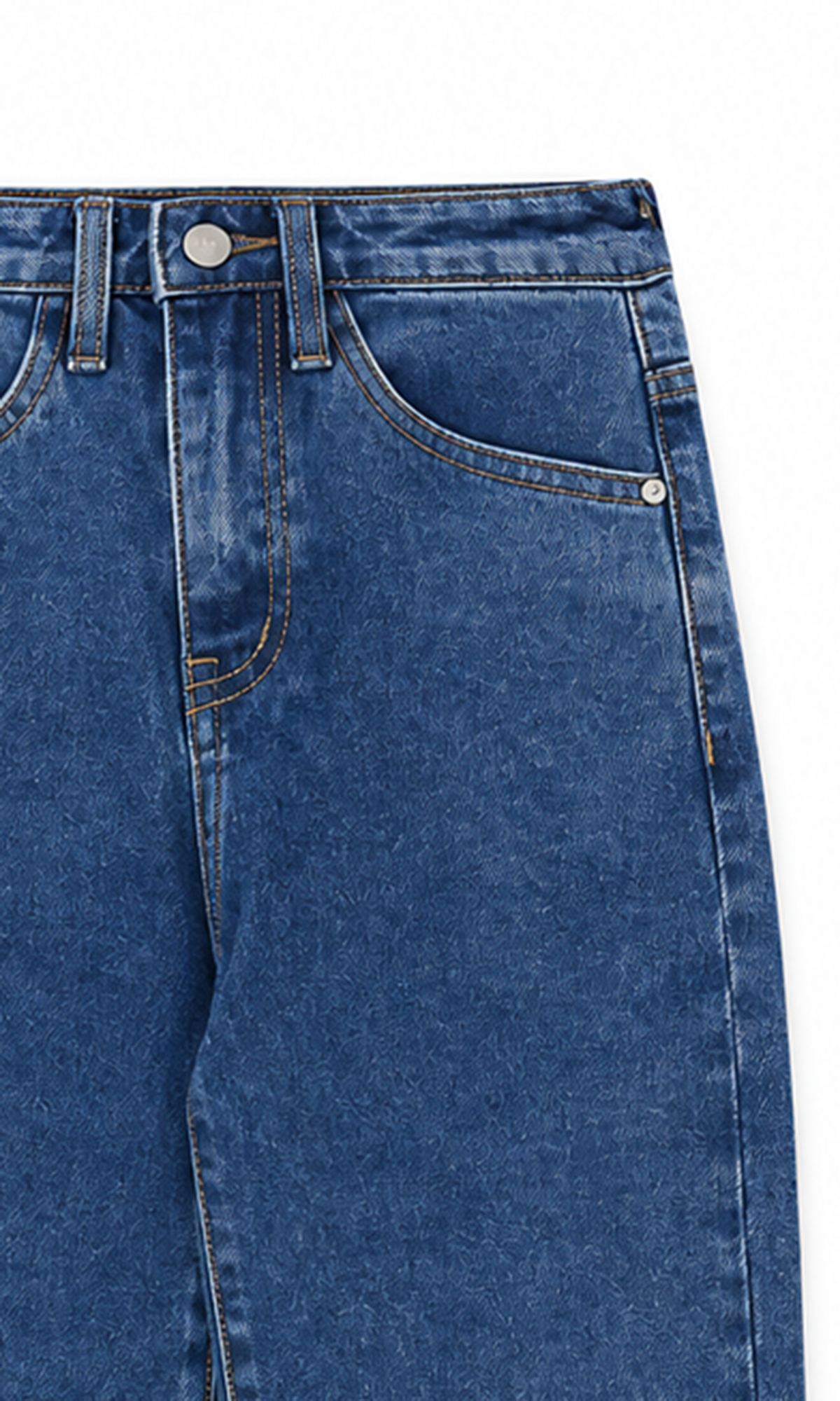 Girl's Denim Pant - Mid Blue