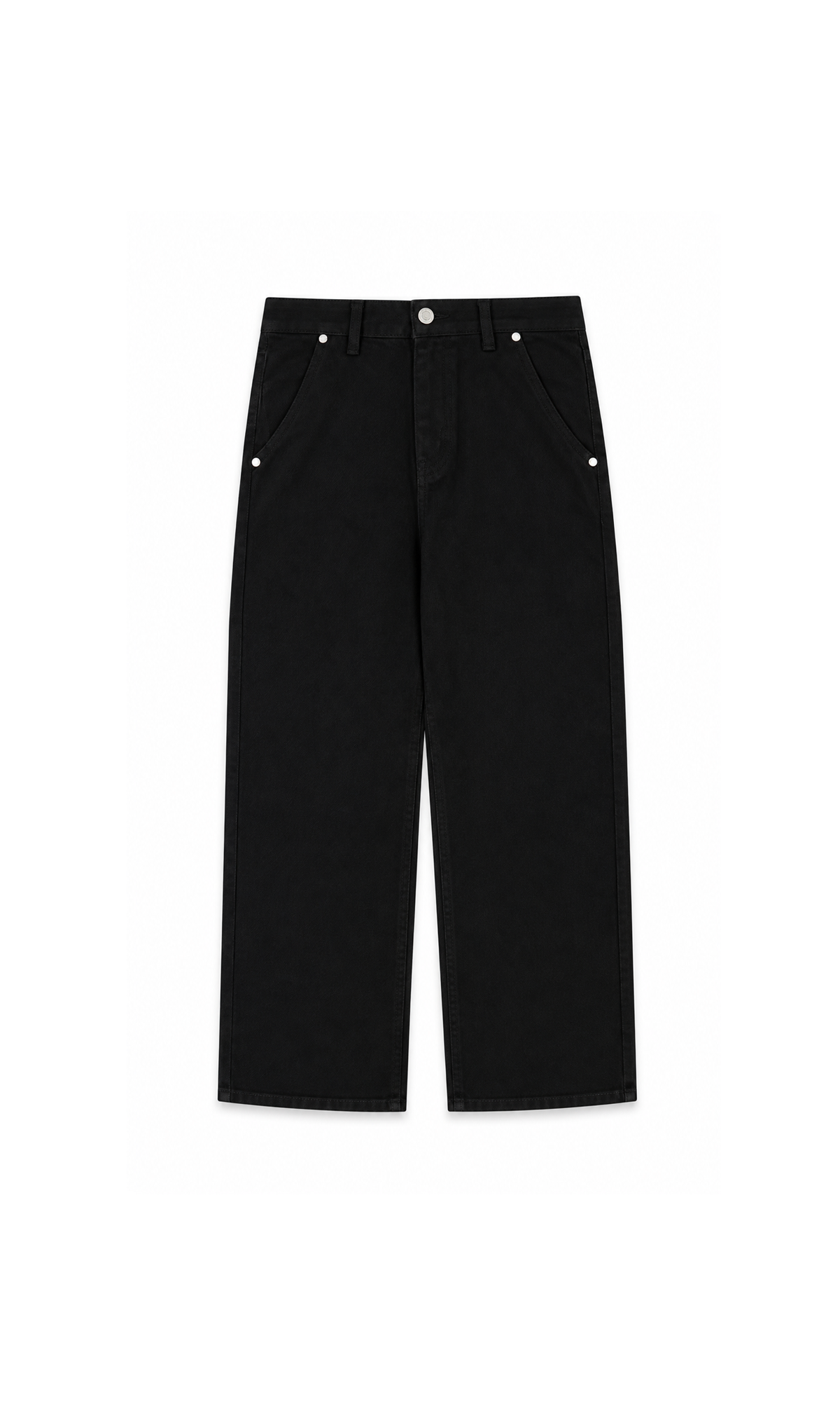 Girl's Denim Pant - Black