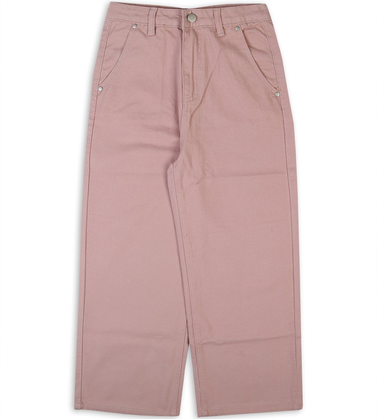 Girl's Denim Pant - Pink