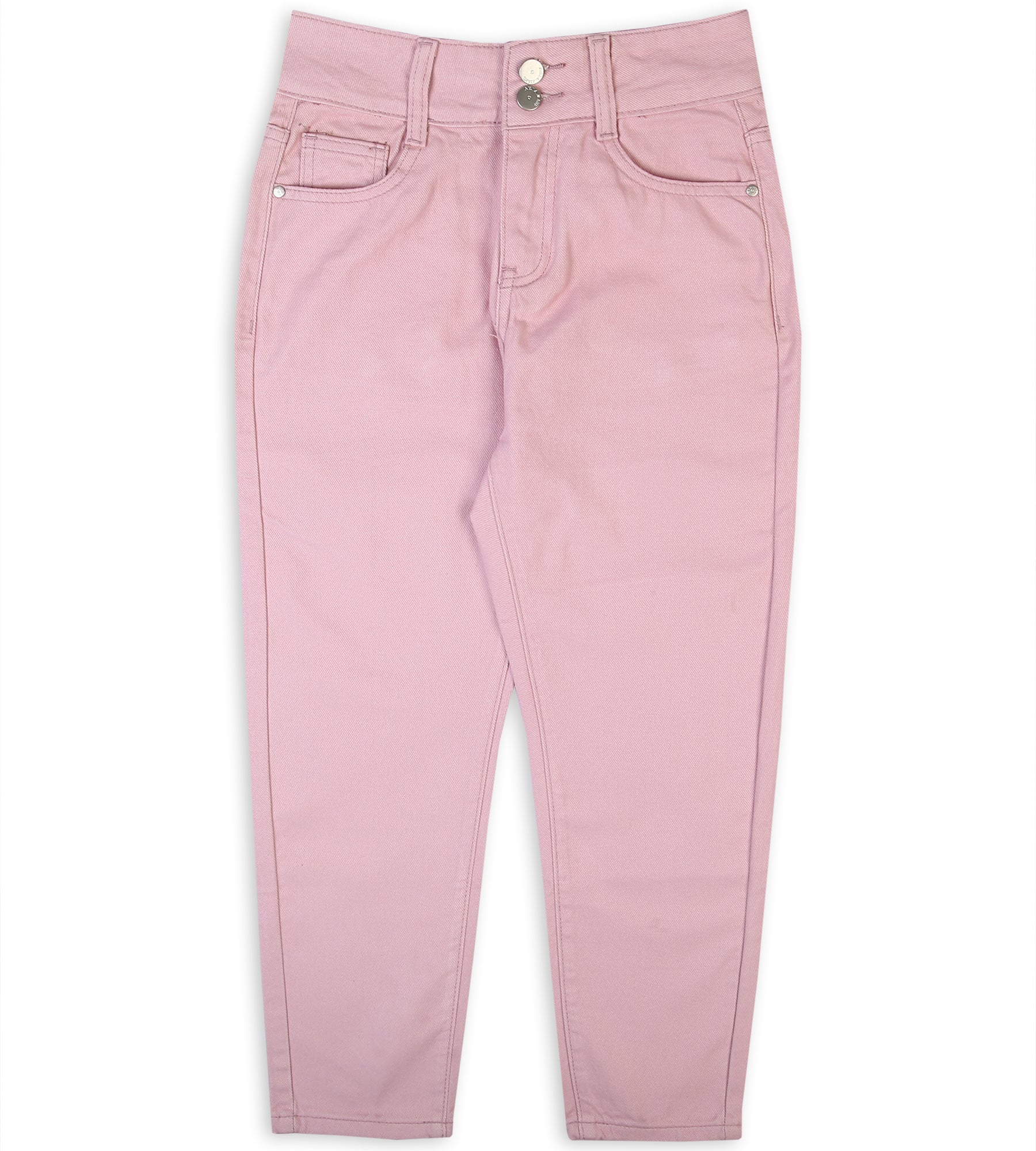 Girl's Denim Pant - Pink