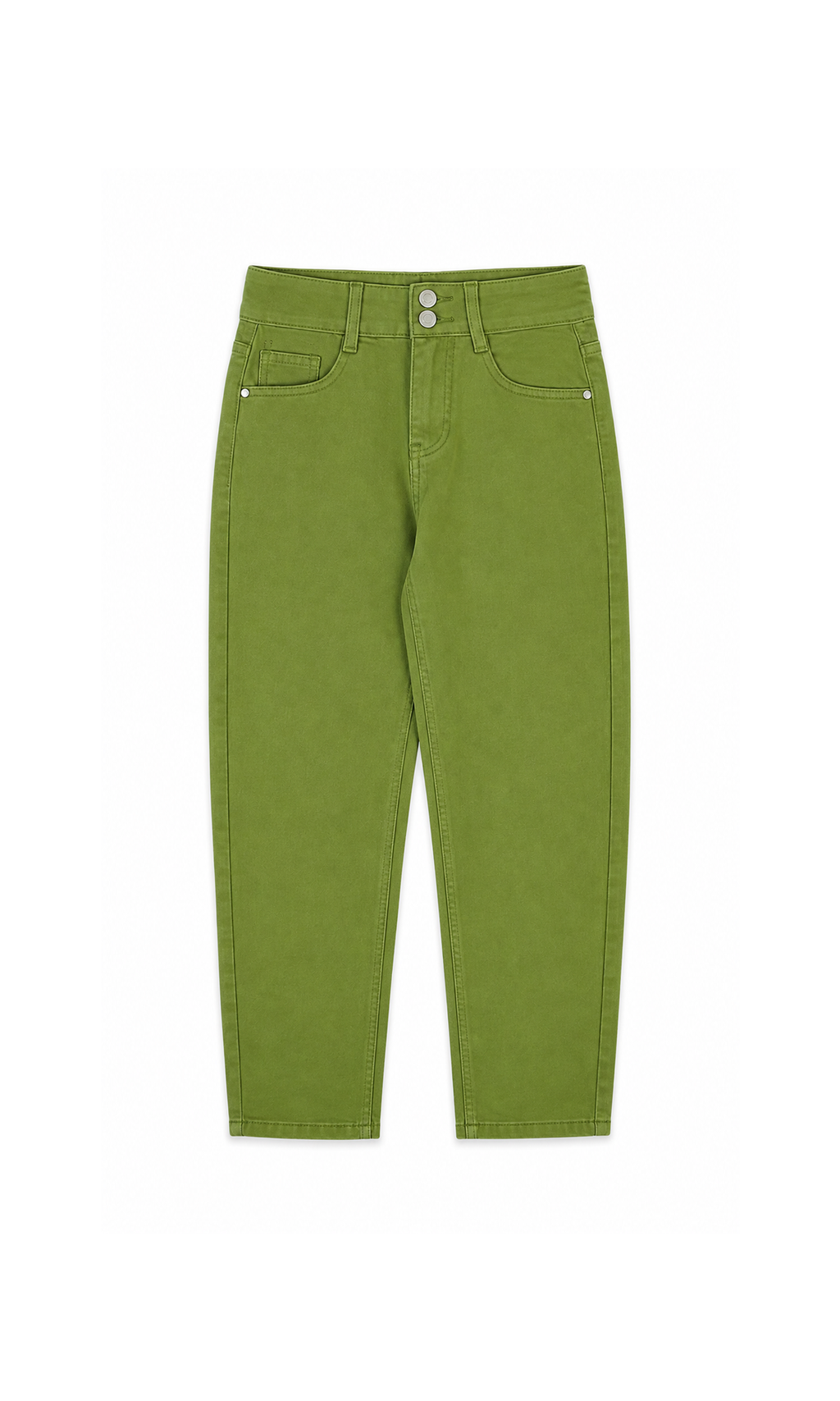 Girl's Denim Pant - Green