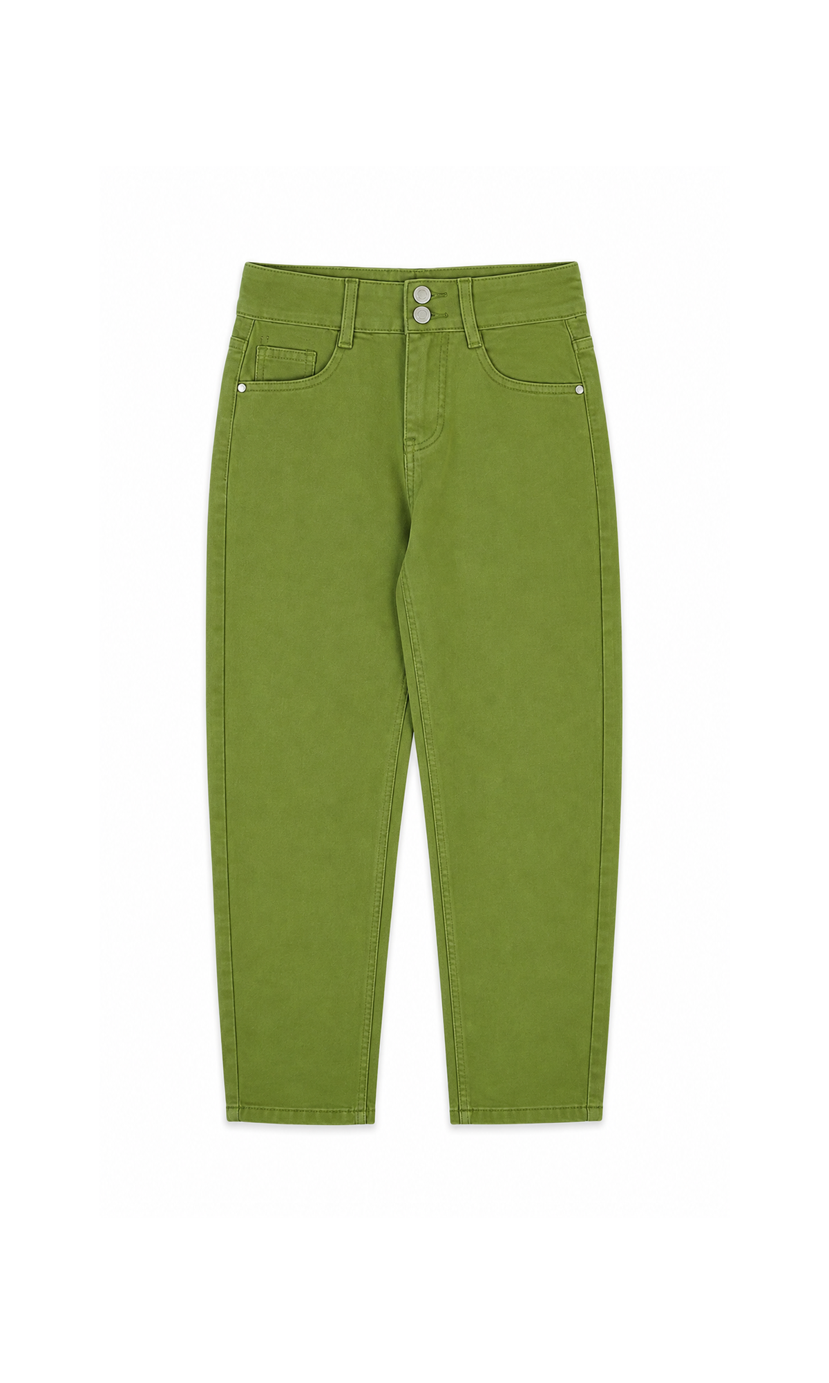 Girl's Denim Pant - Green