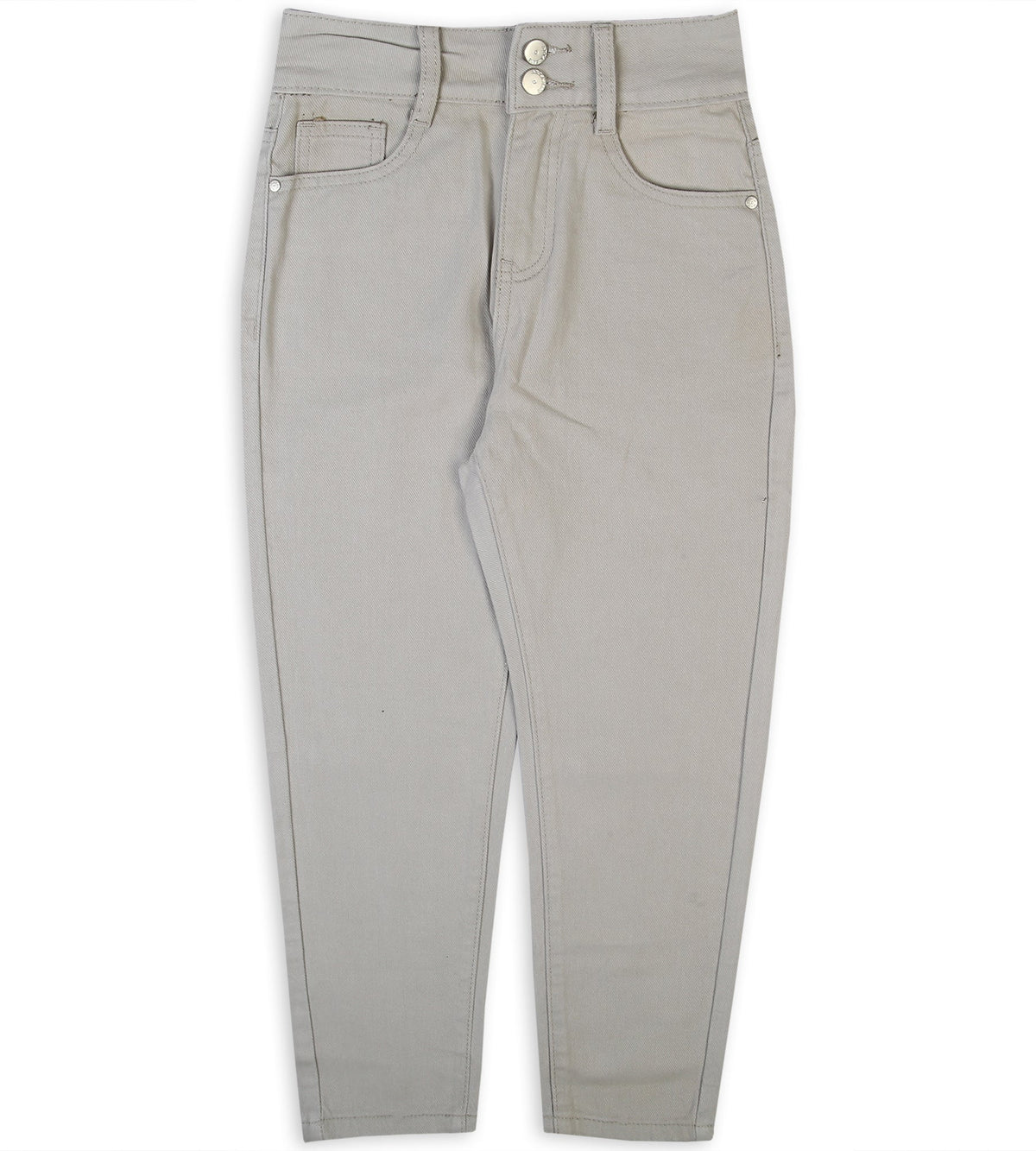 Girl's Denim Pant - Beige