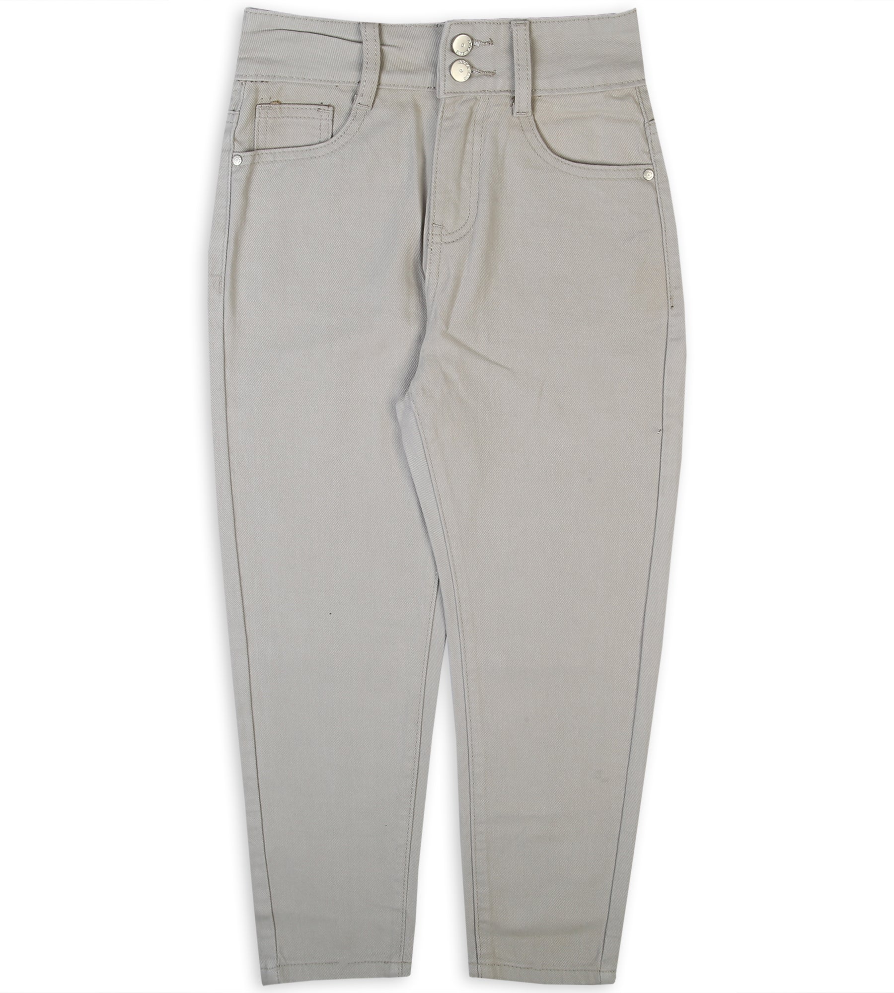 Girl's Denim Pant - Beige