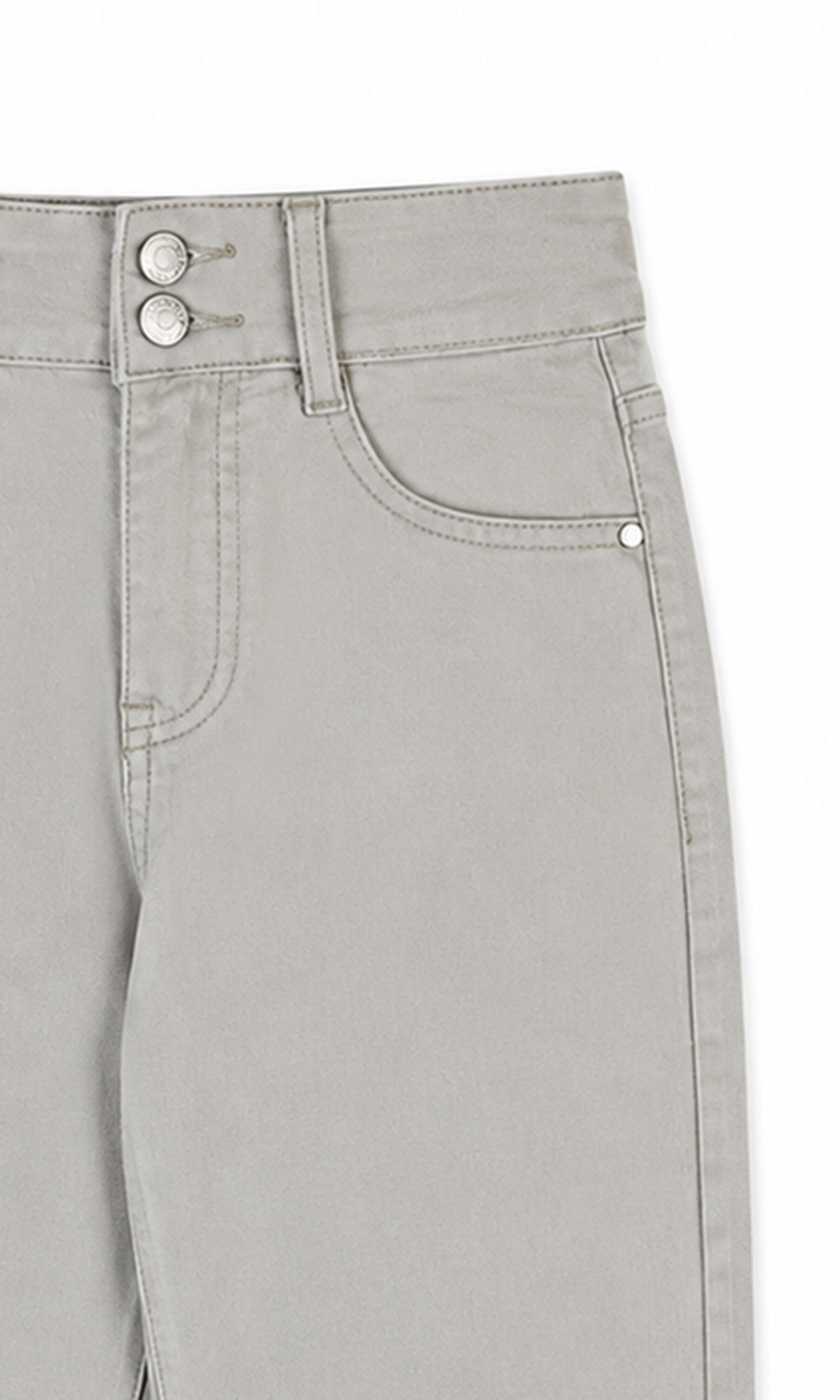 Girl's Denim Pant - Beige