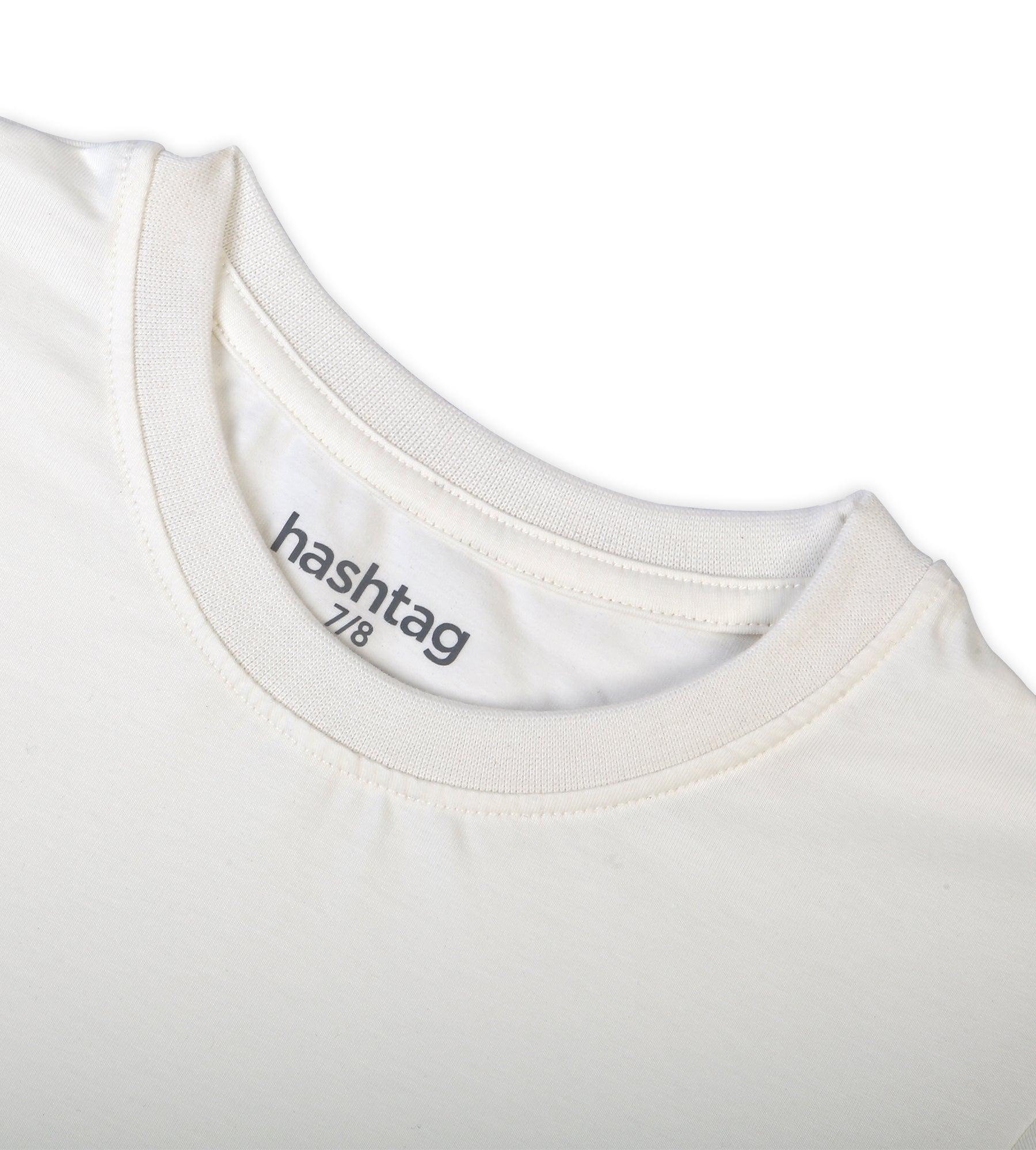 Boys Cotton Basic T-Shirt - White