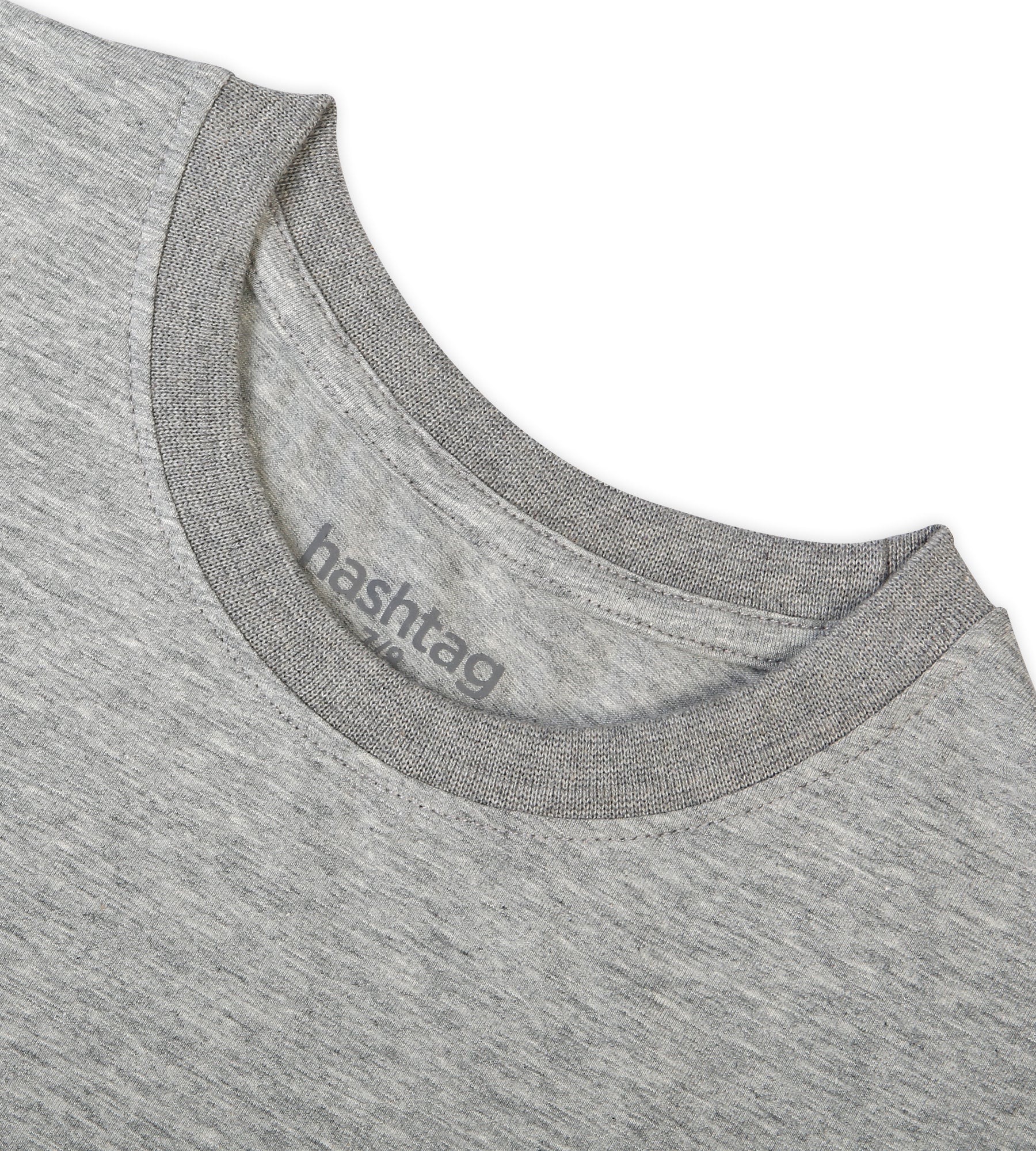 Boys Cotton Basic T-Shirt - Grey