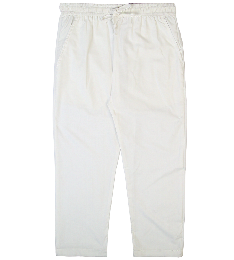 Boys Stitched 2 PCs - White