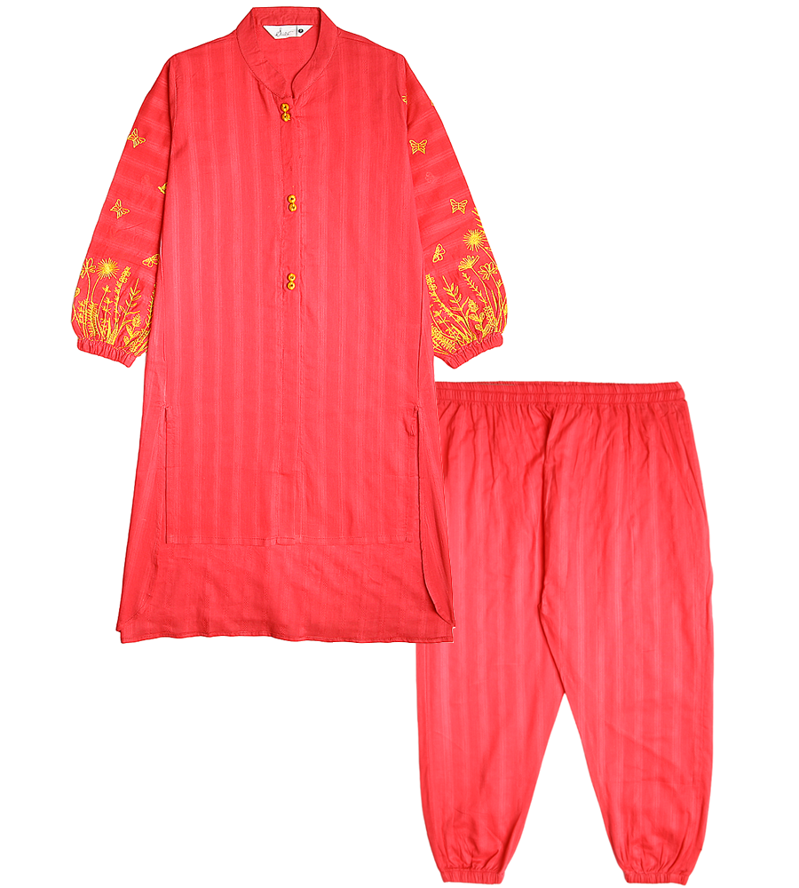 Girl's Stitched Lawn 2 PCs