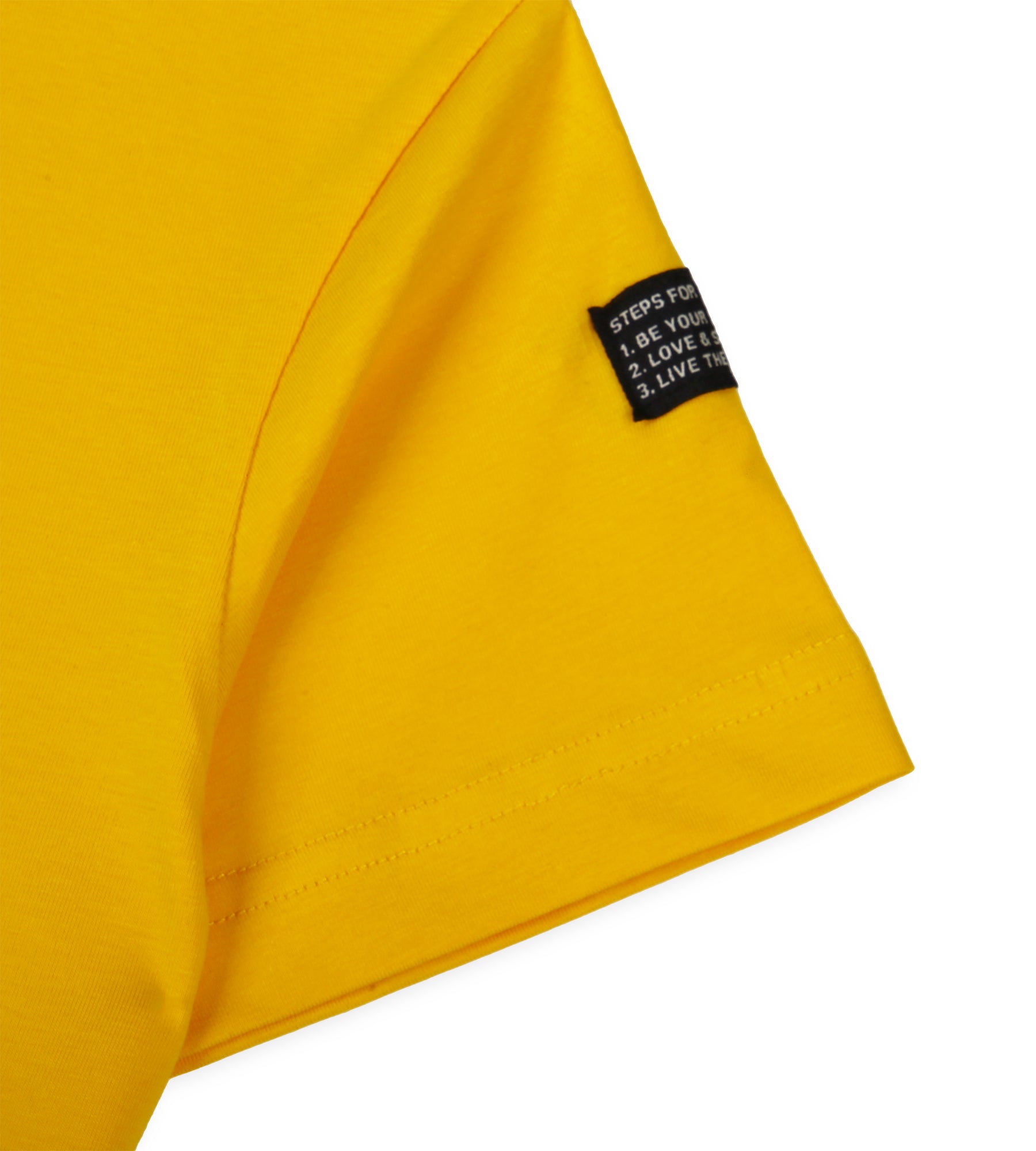 Boys Cotton Basic T-Shirt - Mustard