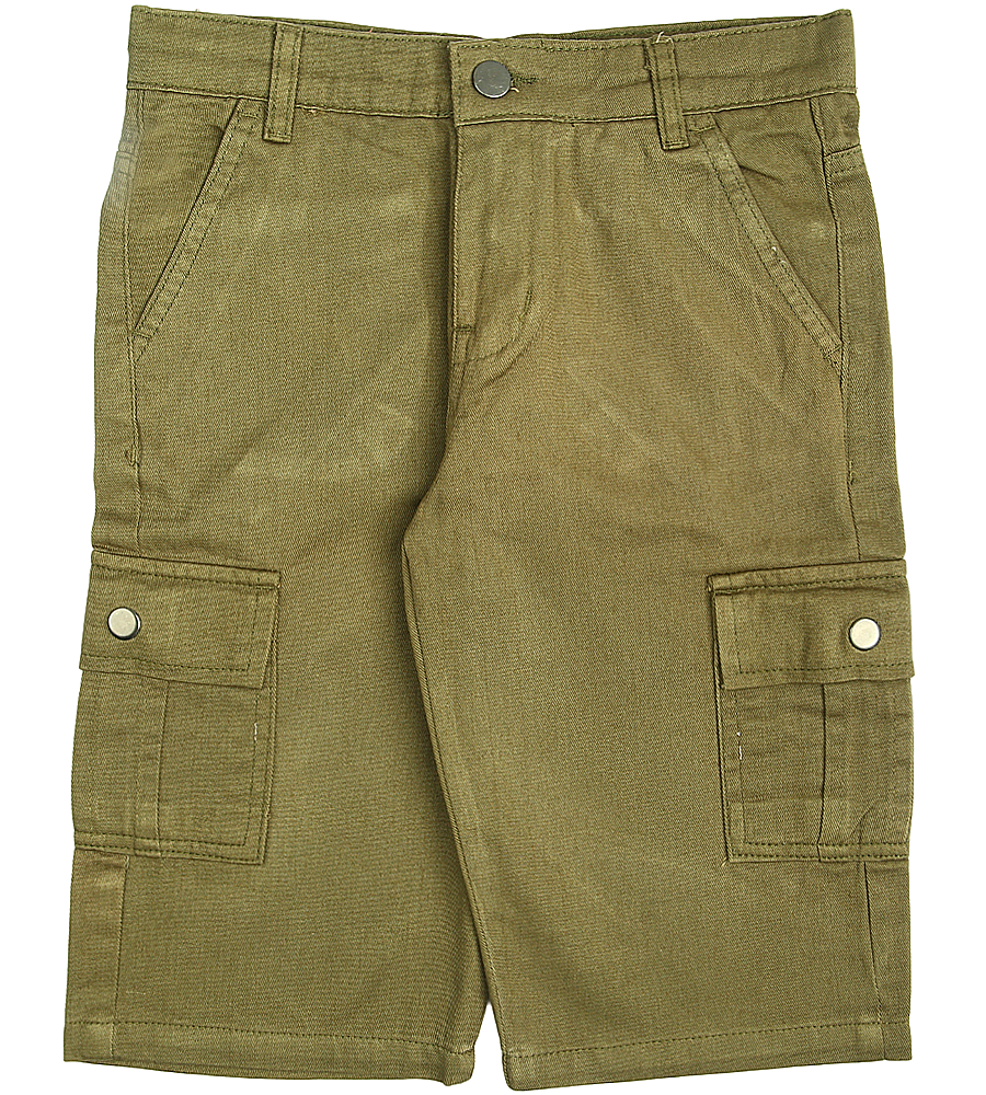 Boys Cargo Short - Olive