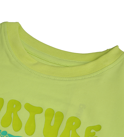 Girls Graphic T-Shirt - Light Green