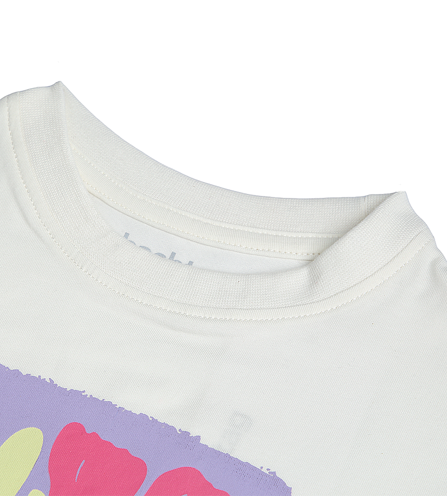 Girls Graphic T-Shirt - White