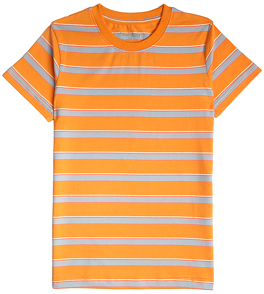 Boys Casual Short Sleeve T-Shirt - Orange