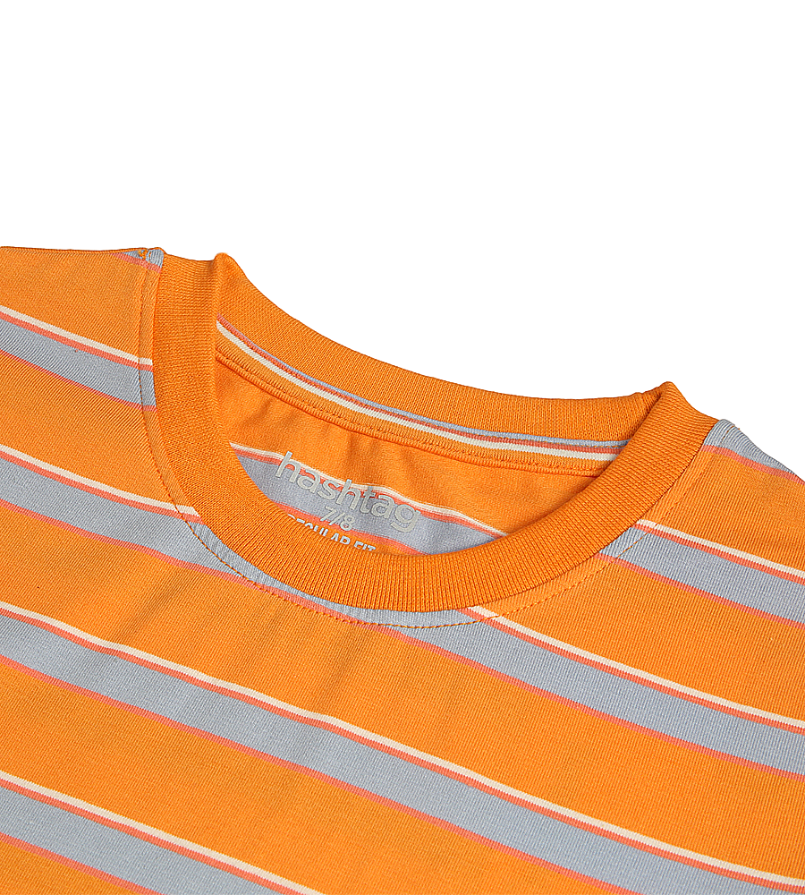 Boys Casual Short Sleeve T-Shirt - Orange