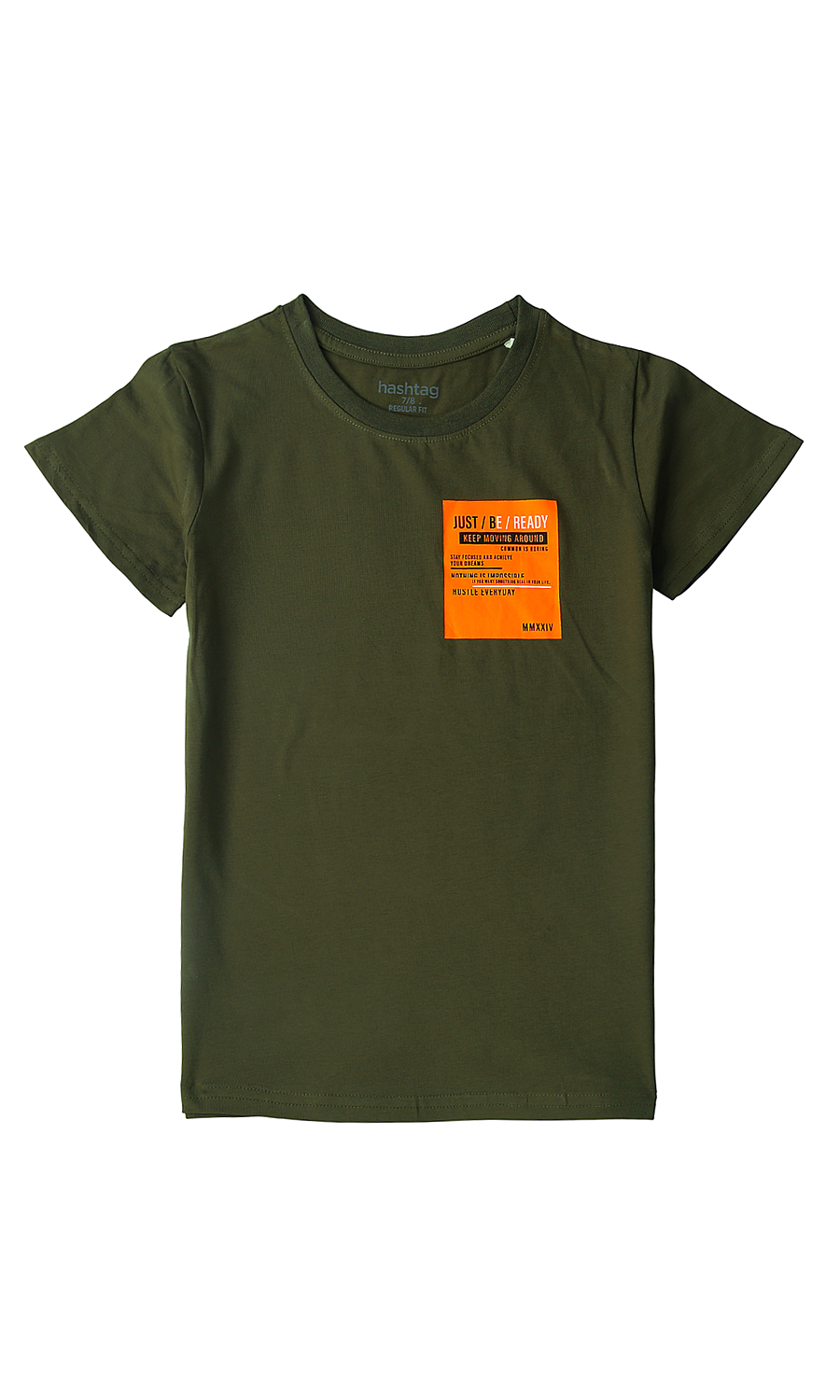 Boys Printed T-Shirt - Olive
