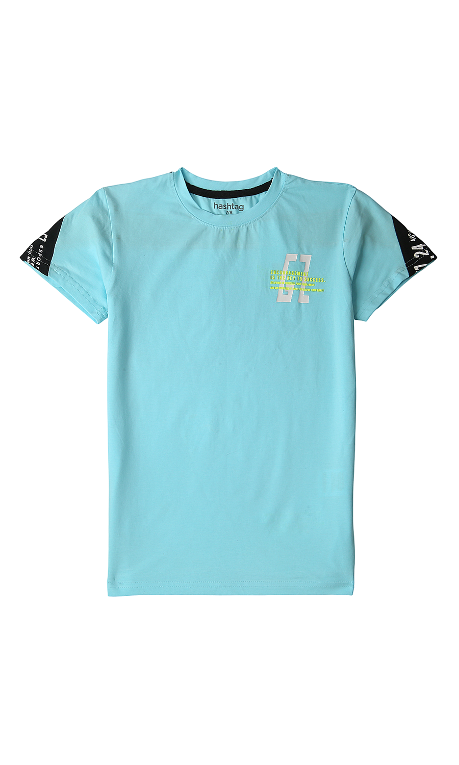 Boys Printed T-Shirt - Sky Blue