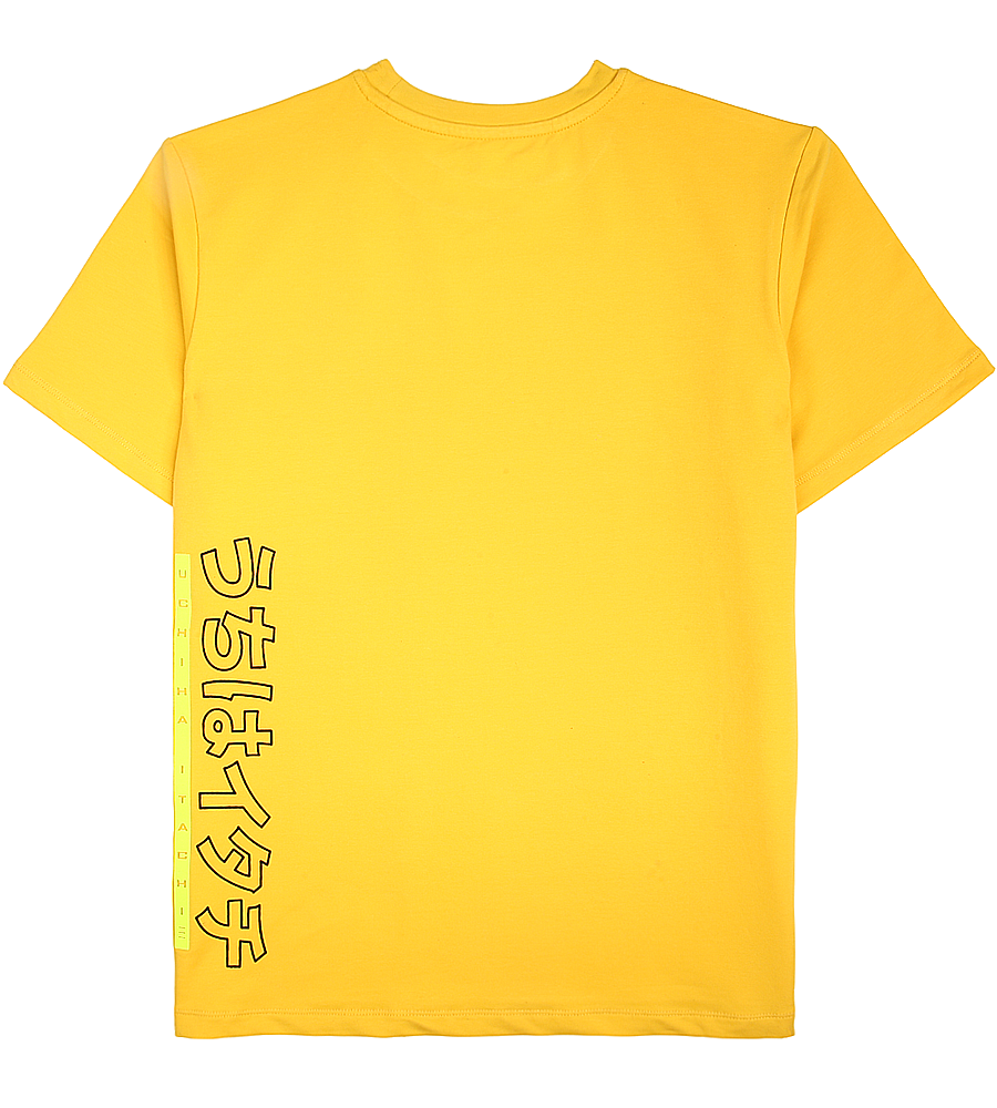 Boys Printed T-Shirt - Mustard